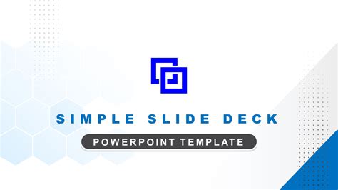 Free Simple Slide Deck Template - SlideModel