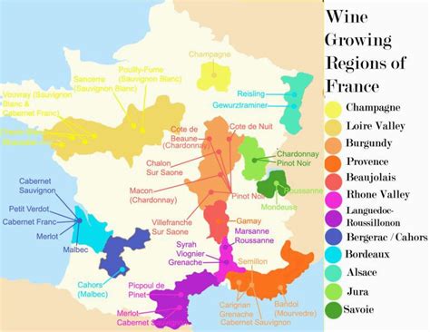 France Wine Country Map | secretmuseum