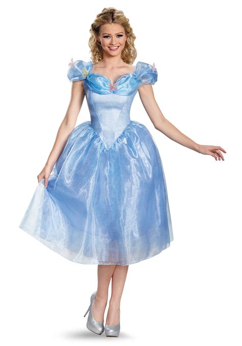 Women's Deluxe Cinderella Movie Costume