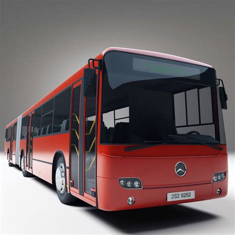 3D 3ds Bus Articulated collection