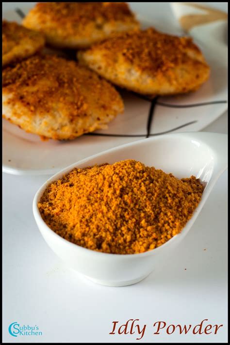 Idly Milgai podi / Idly podi (Chutney powder) - Subbus Kitchen