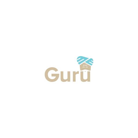 guru logo design vector 5135286 Vector Art at Vecteezy