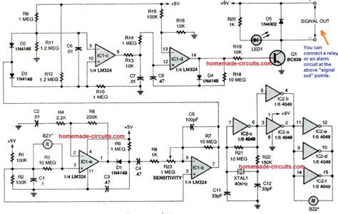 Internal Circuit Diagram Of Ultrasonic Sensor