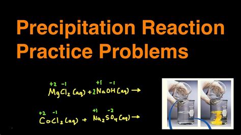 Precipitation Reaction Examples