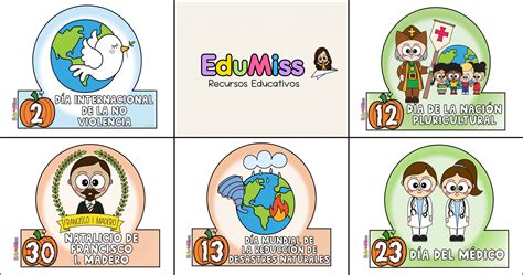 Efemérides octubre Archivos - Imagenes Educativas