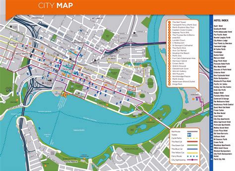 Perth Metro Map Printable