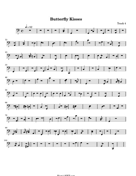 Butterfly Kisses Sheet Music - Butterfly Kisses Score • HamieNET.com