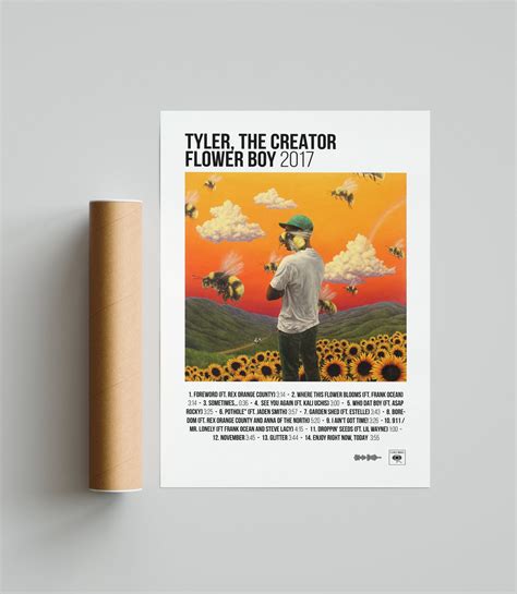 Flower Boy Album Cover Poster Print Album Cover Poster Music | Etsy