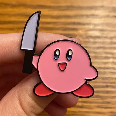 Kirby With A Knife Pin - Shut Up And Take My Yen