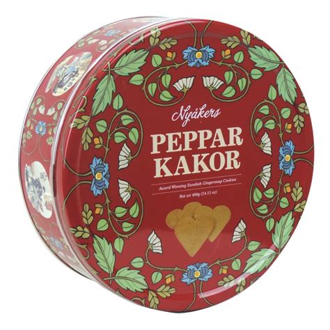 Nyåkers Ginger Snaps Gift Tin, 400g – Viking Foods & Imports Inc.