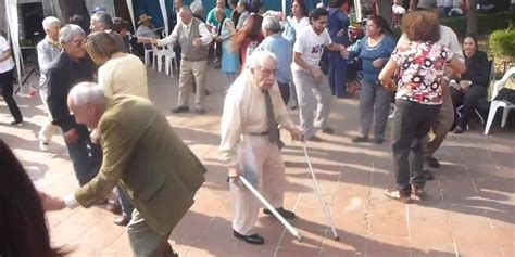 Who Needs Crutches?! Old Man Throws Away His Canes To Let Loose On The ...