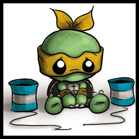 Mikey Revised by blueshadow on deviantART | Baby ninja turtle, Ninja ...