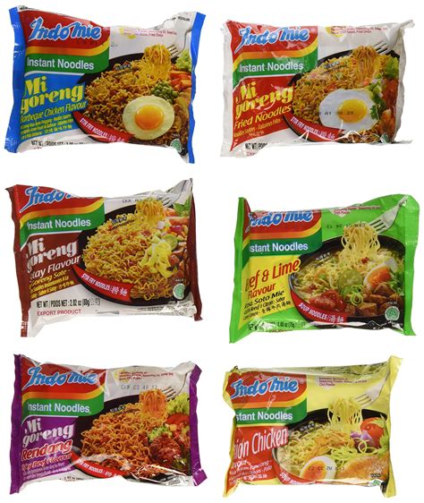 Indomie Variety Pack - 1 Case (30 Bags)- Buy Online in Saudi Arabia at ...