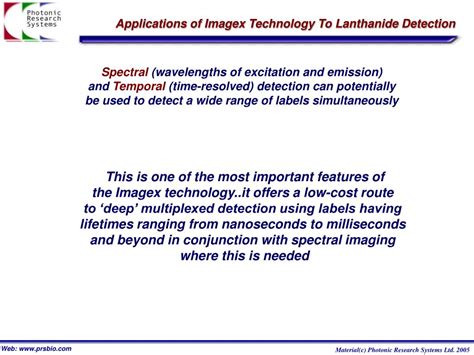 PPT - Lanthanide Complexes as Luminescent Labels by Photonic Research ...