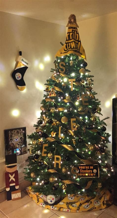 Steelers 2015 Christmas Tree | Christmas tree, Christmas, Christmas ...