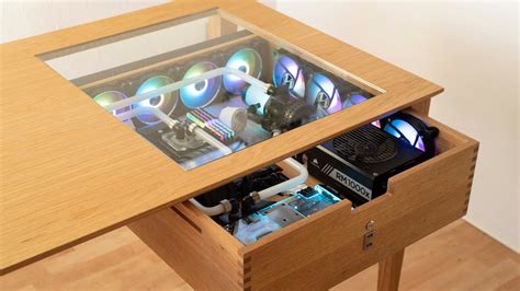 Wooden Desktop PC Drawer - Version 1.0 - YouTube