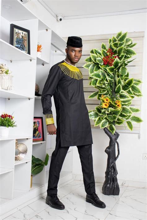 African men Traditional Wear, Nigerian wear for men, African men clothi ...