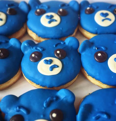 One Momma Saving Money: Grumpy Bear inspired donuts #MyCareBearsDonuts ...