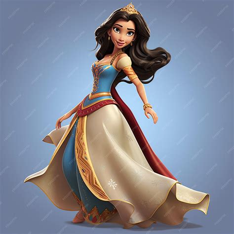 Premium AI Image | disney style arabian princess