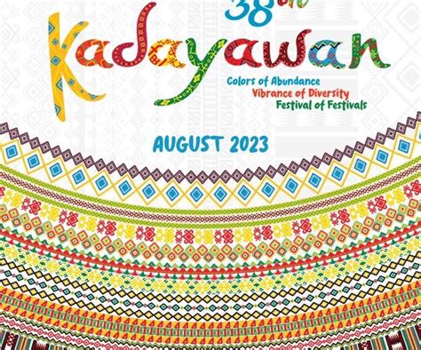 38th Kadayawan Schedule of Events & Activities | Kadayawan 2023