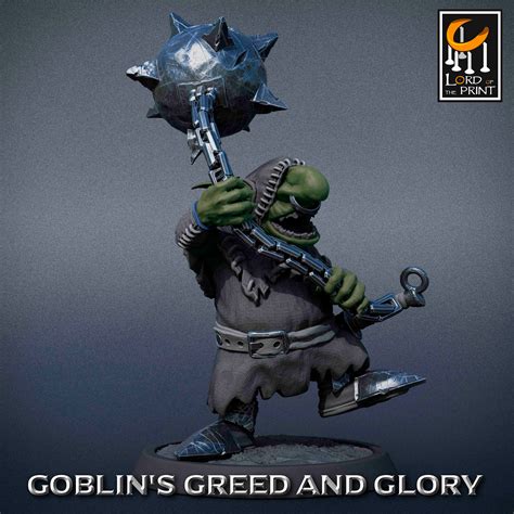 Goblin Fanatics - miniature for table war-games & collecting