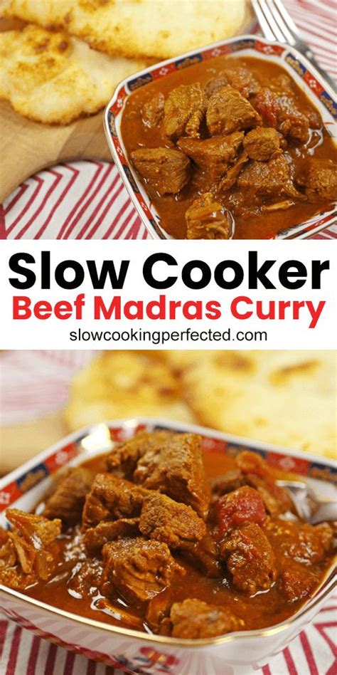 Slow Cooker Beef Madras Curry | Recipe | Slow cooker curry recipes ...