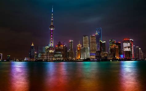 Shanghai Skyline Wallpaper - WallpaperSafari