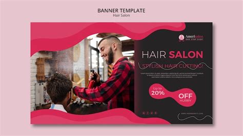 Free PSD | Banner for hair salon