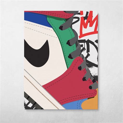 Air Jordan Sneaker Wall Art, Hypebeast Modern Art, Graffiti Art, Street ...