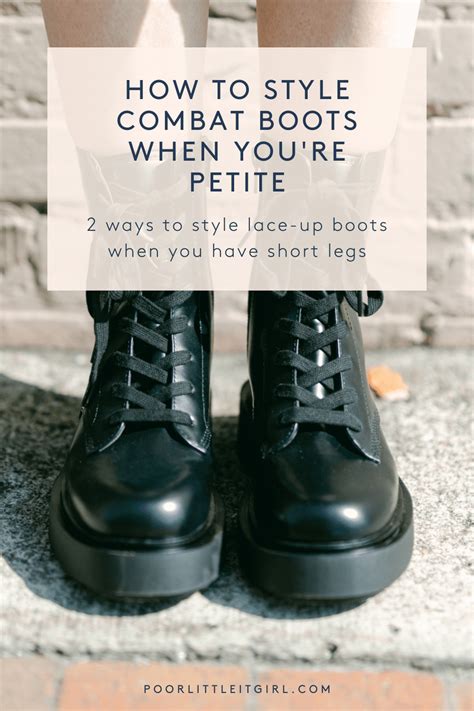 How To Style Combat Boots When You're Petite | Poor Little It Girl