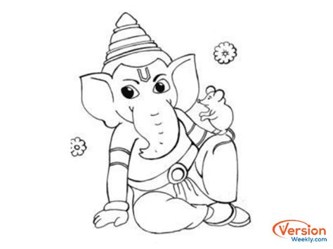 Easy Ganesh Chaturthi Drawings | Simple & Creative Vinayaka Chavithi ...