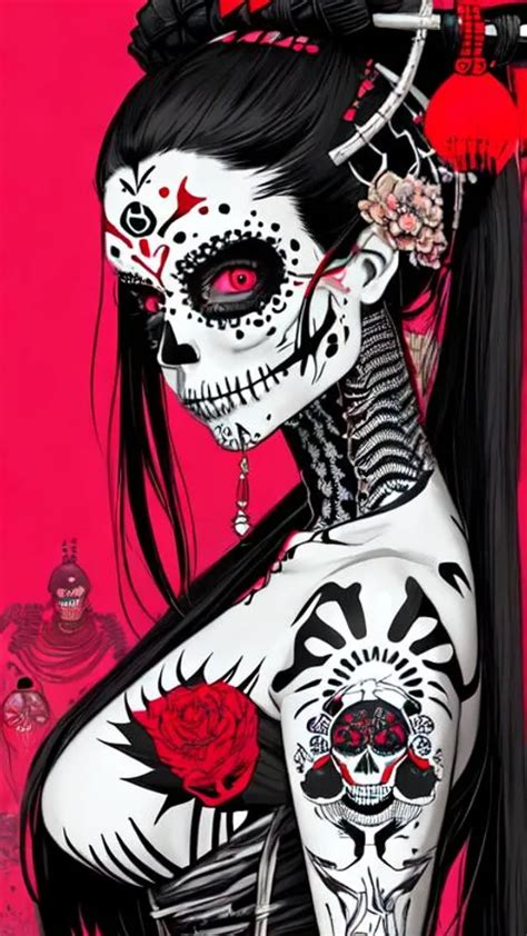 beautiful cinematic photograph of calavera catrina,... | OpenArt