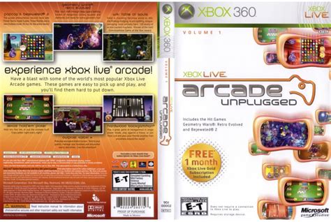 XBox Live Arcade Unplugged - XBOX 360 Game Covers - XBox Live Arcade ...