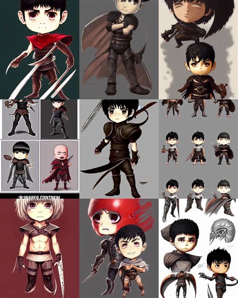 character concept art of chibi guts from berserk | | | Stable Diffusion