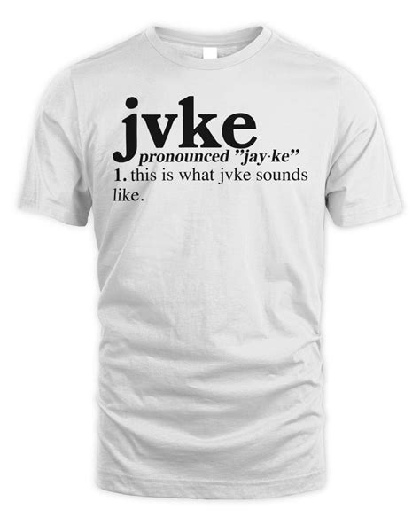 Jvke Merch Pronunciation Bone Shirt | Baribs