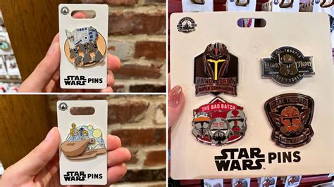 New 'Star Wars: A New Hope' Pins, Mandalorian & Clone Trooper Pin Set ...