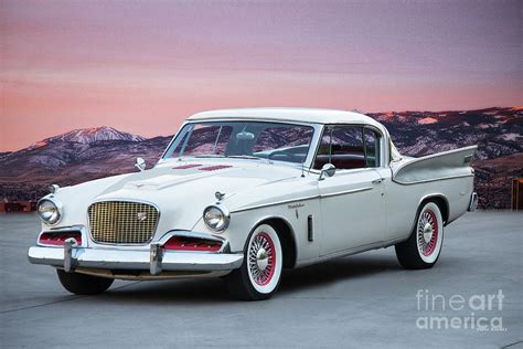 1957 Studebaker Golden Hawk Photograph by Dave Koontz - Pixels