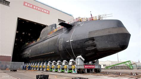 Britain's third £1 billion Astute Class nuclear submarine, Artful, was ...