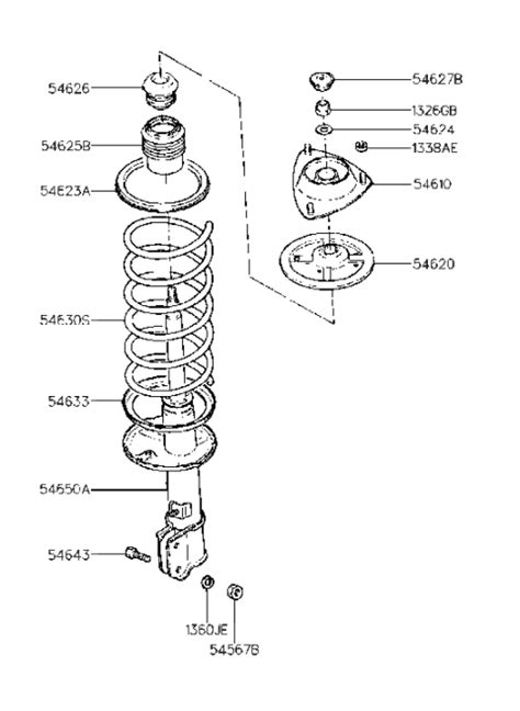 54630-34151 Genuine Hyundai Spring-Front