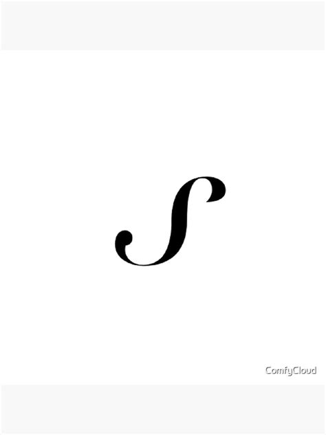 "Letter S in big cursive font" Photographic Print for Sale by ...