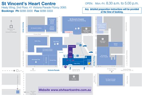 Getting here - St Vincent's Heart Centre