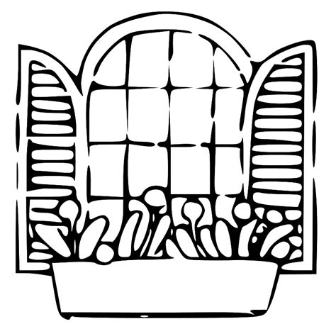 Free Window Clipart Black And White, Download Free Window Clipart Black ...