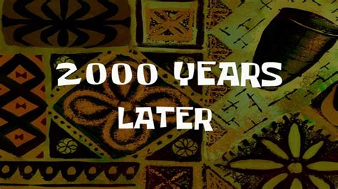 2000 Years Later | SpongeBob Time Card #2 - YouTube