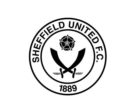 Sheffield United Club Logo Symbol Black Premier League Football ...