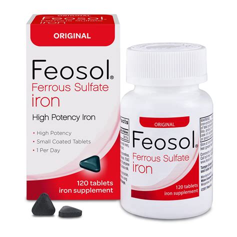 Feosol Original Iron Supplement Tablets, 120 CT | Pick Up In Store ...