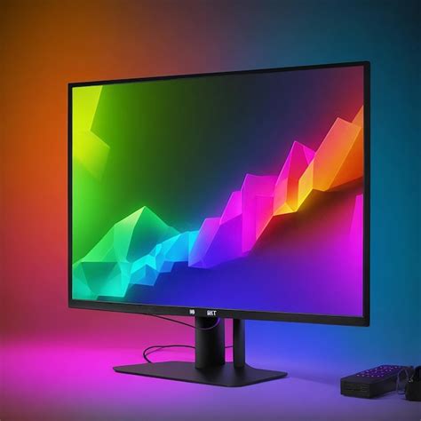 Premium AI Image | RGB Gaming Monitor