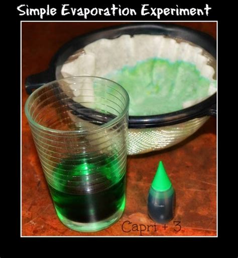 Simple Evaporation Experiment - Capri + 3