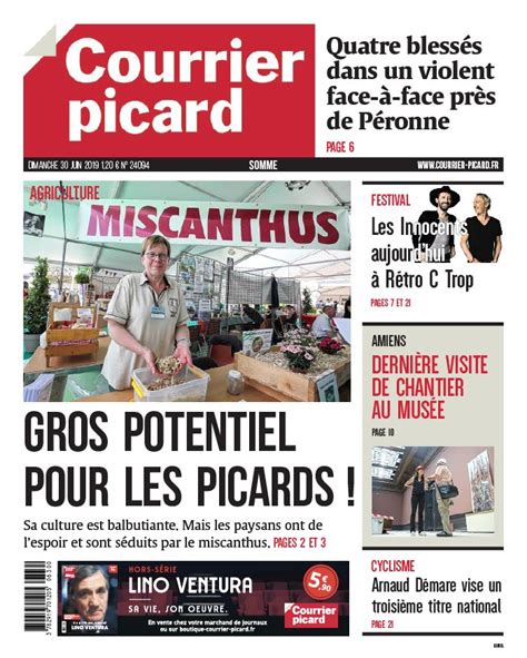 Courrier Picard N°20190630 du 30 juin 2019 à télécharger sur iPad