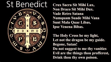 prayer to st benedict for protection - panzerlia