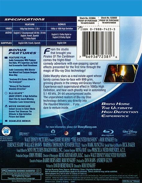 Haunted Mansion, The (Blu-ray 2003) | DVD Empire